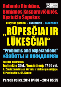 rupesciai ir lukesciai plakatas