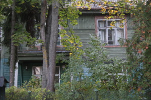 outside