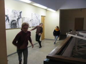 vaikai dailes mokykloje zaidzia gaudynes­2014